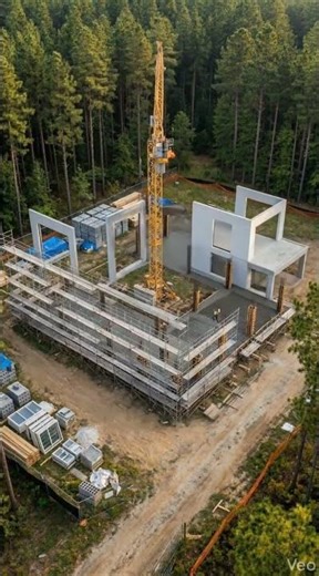 Construction Time Lapse Video #building #timelapse