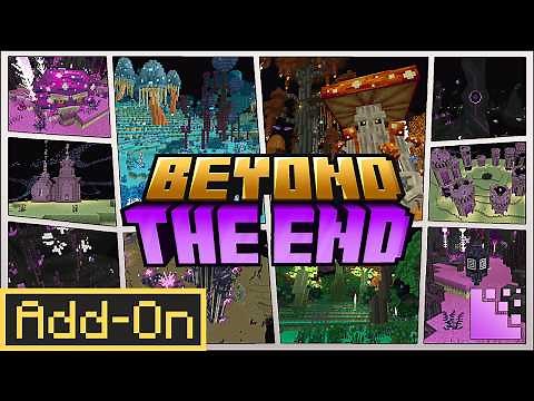 BEYOND THE END ADDON: 6 New End Biomes, Bosses & More in Minecraft Survival!