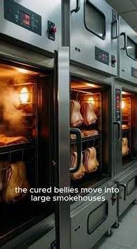 How Bacon Is Made (From Farm to Frying Pan) | Inside a Bacon Factory #howitsmade #facts