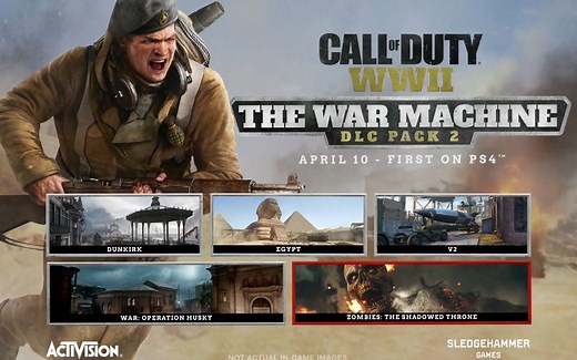 《使命召唤®：二战》DLC扩展包“战争机器”官方预告片