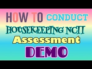 Housekeeping NCII Assessment DEMO