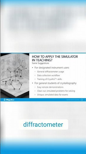 Simulator Training Master Diffractometer Data Collection!
