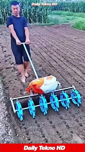 Smart Farming Tool Makes Planting Easy 🌱 #FarmingTools