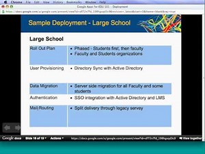 Google Apps for Education 101: The A to Z of a Google Apps Deployment