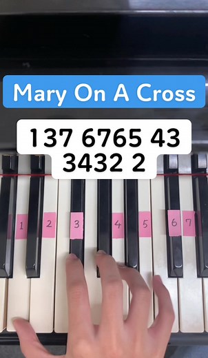 Mary On A Cross のピアノ弾き方ガイド