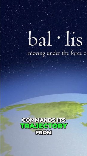 Ballistic Missile Trajectory: Gravity's Role Explained Simply #neildegrassetyson #shorts