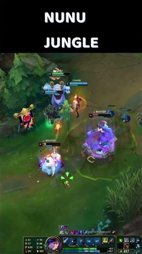 NUNU JUNGLE IS A MENACE ⛄🔥 #leagueoflegends #nunu #gaming