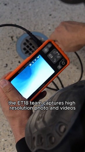 Tackle any environment or job with the Klein Tools Plumber’s Borescope: waterproof camera, high-res LCD screen, 4.9-ft armored snake, and adjustable LEDs to illuminate even the toughest tasks. 💡 Make your next job crystal clear at https://www.kleintools.com/catalog/borescopes/plumbers-borescope | Klein Tools