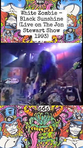 2.4K views · 124 reactions | White Zombie - Black Sunshine (Live on The Jon Stewart Show 1993) • #robzombie #seanyseult #jayyuenger #ivandeprume #iggypop #heavymetal #indstrialmetal #jonstewart#groovemetal #lasexorcisto #asexorcistodevilmusicvolume #thenoizeazvlum | The Noize Azylum | Facebook