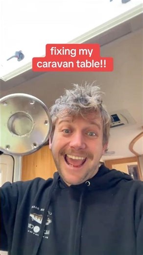 Fixing my caravan table #diy #vanlife #caravan