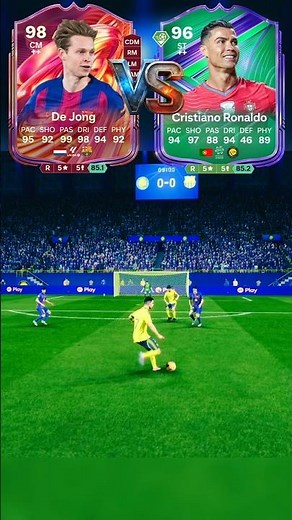 FC 27 | Cristiano Ronaldo prime skills Real Madrid vs Barcelona De Jong prime | fc 26 ultimate 🤫😅😅