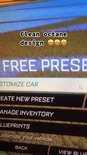 Clean octane design and it’s free #rocketleague #car