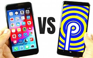 iOS 12 与 Android 9.0 的比较，非性能测试