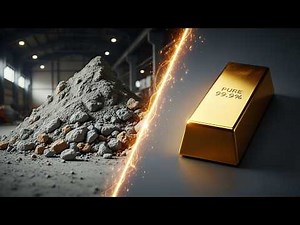 Inside Gold Bar Factory How Raw Dust Becomes 99.9% Pure Bullion (Full Process)