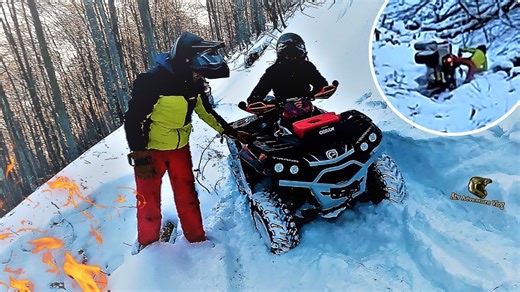 Snowy Trail Challenge – Climbing Through Brutal Terrain Step by Step