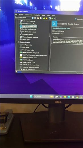 Running Winaero Tweaker on Windows 11 25H2 on a Dell Optiplex 9010 part 3