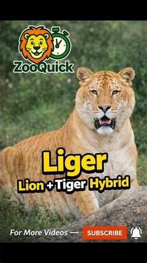Liger – The Largest Big Cat Ever | Amazing Animal Facts