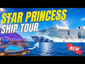 ESSENTIAL Ship Tour of Star Princess - ⏰ IN 28 MINUTES! #princesscruises #starprincess