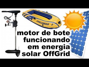 barco / bote inflável intex Challenger 3 motor elétrico Phantom 54 Lbs e energia solar (solar boat)