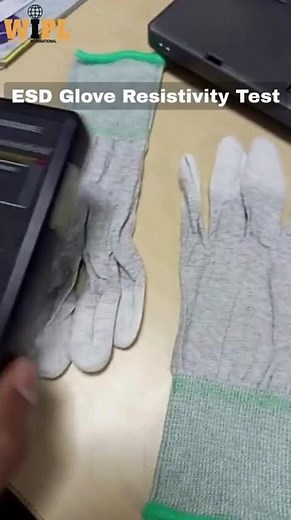 ESD Glove Surface Resistivity Test | HZR Model-100 Demonstration #factoryproducts #esdproducts #ESD