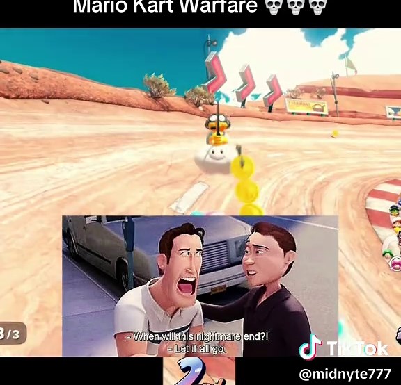 Mario Kart Madness: Driving a Semi?