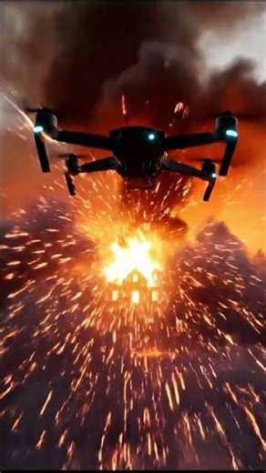 🚁AI Drone Saves House From Wildfire 🔥 | Future of Firefighting