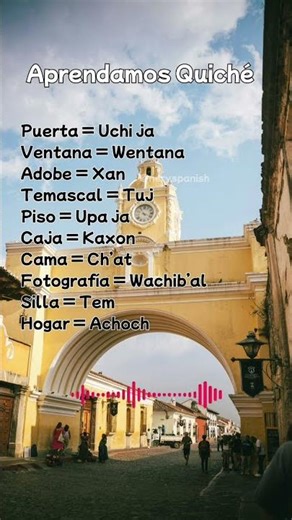 frases del idioma kiche, clases virtuales del quiche