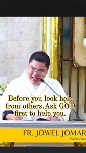 363K views · 21K reactions | Matthew 7:7 New International Version Ask, Seek, Knock 7 “Ask and it will be given to you; seek and you will find; knock and the door will be opened to you. #frjowelgatus #homilynifather #catholicchurch #romancatholicchurch #inspiringhomily #Faith #Seek #God #fbyシvideo #fbpost2025シ #cttoOfvideo #nocopyrightinfringementintended #fbreels2025ツ第 2 部 | Tita Bacaron Tambalo | Facebook