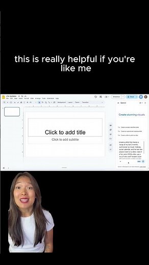 Gemini in Google Slides builds your deck, saving time for important things (like gossip) 👀 #Shorts