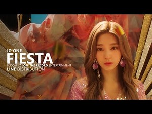 IZ*ONE 아이즈원 - FIESTA | Line Distribution