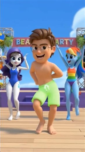 Ghost Surfer and the beach girls #DreamTrackAI