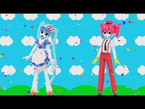 Mesmerizer / メズマライザ MMD (Ver.2) - Blender Cycles 4K 60FPS #mmd #vocaloid #blender #hatsunemiku #初音ミク