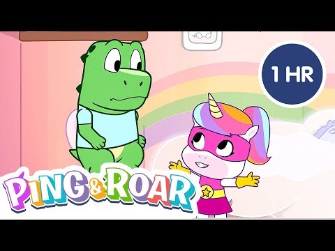 🐧🦁 Ping & Roar | 1 Hour of Laughter, Games & Adventures for Kids