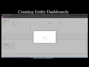 Dynamics 365 - PowerApps - Entity Dashboard Creation