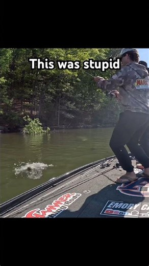 Bro was NOT happy 😭 #fail #fishingboat #boat #tournament #bass #boatflip #stupid #funny #bigbass