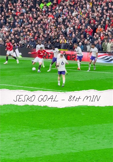 SESKO GOAL VS ASTON VILLA!! NO ONE CAN DENY HOW GOOD THIS MAN IS ANYMORE😍 LETS GO SESKO🔥🔥🔥🔥 Unbelievable build up play. The big man to finish it. 3 points secured. @benjaminsesko #manchesterunited #astonvilla #goal #football #sesko
