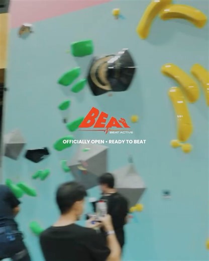 BEAT Active on Instagram: "BEAT Active Climbing is officially open ✨ with new routes, new challenges, for every level. 🔥 Routes are set. Energy is high. 💛 Big thanks to all our sponsors for making this space possible. 🚈 BTS Bangna | 🚗 Parking available at Bitec Bangna 🌟 Starter Pack 899-.* Unlimited 2 weeks Book Ticket via LINE @BEATACTIVE https://lin.ee/jeVnvDl #BEATActive #BeatActiveClimbing #Climbing #BITECBURI #BEATYourGoal"