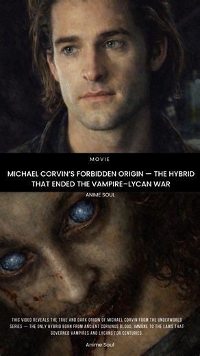 Michael Corvin’s Forbidden Origin — The Hybrid That Ended the Vampire–Lycan War This video reveals the true and dark origin of Michael Corvin from the Underworld series — the only hybrid born from ancient Corvinus blood, immune to the laws that governed Vampires and Lycans for centuries.#MichaelCorvin #Underworld #UnderworldSerie #VampireLore | Anime Soul Cinema