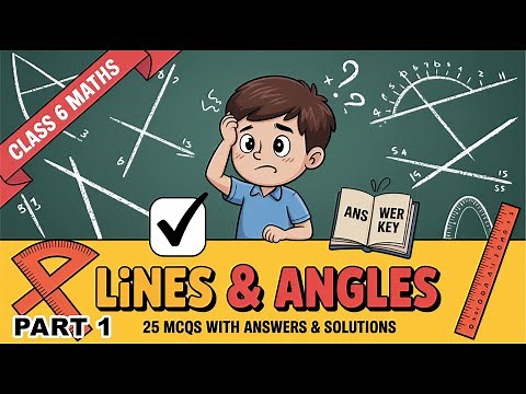 Lines And Angles | MCQ 1 |Class 6 Maths | Chapter 2 | Ganita Prakash | New NCERT 2025-26 MCQ PULSE