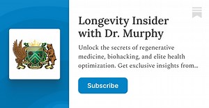 Longevity Insider with Dr. Murphy Podcast | Doctor Steven Murphy | Substack