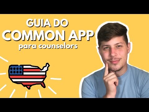 GUIA DO COMMON APP para counselors | Vitor Lacerda