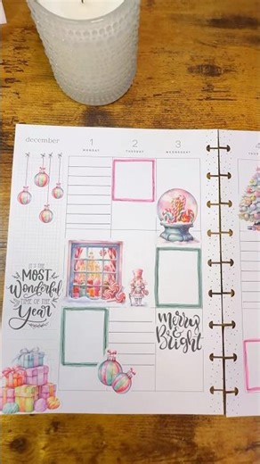 Plan With Me | Vertical Layout | Live Love Posh Chic Christmas