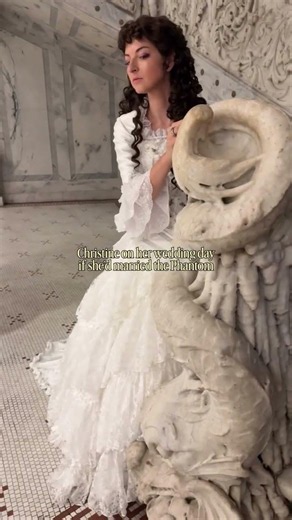 Some of my Christine Daaé wedding dress cosplay shots from a recent shoot during DragonCon in