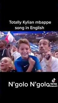 kylian mbappe song in English