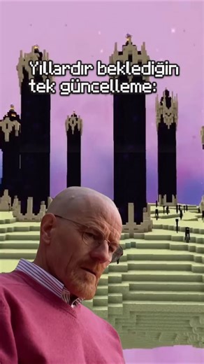 Sadece End Güncellemesi İstemiştik.. #minecraft #hytale #keşfet #shorts #gaming