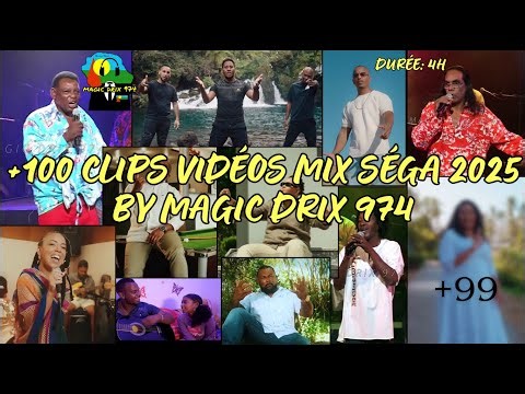 SEGA MIX 2025 4K | 116 Vidéos Clips • 4H00 de Pure Ambiance Fin d’Année | Magic Drix 974