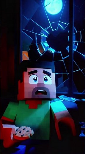 Zombie Breaks Into Steve’s House at Night 😱🏠 | Minecraft Animation #shorts #Minecraft #shortfilm