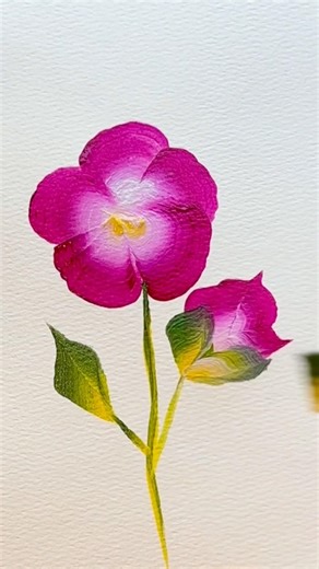 Cute flower painting 🌺 #flowerart #flowers #painting #art
