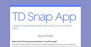 TD Snap App