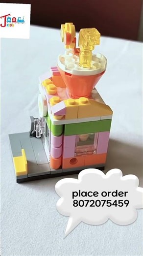 🍎🍌 LEGO-Style Fruit Shop Building Blocks – Creative Mini Market Playset for Kids #shorts